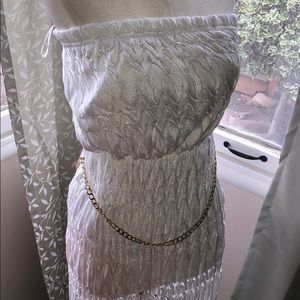 NEW! White lace maxi dress